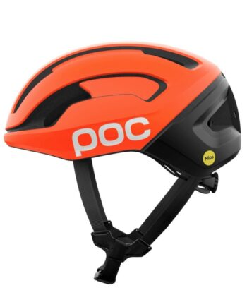 Poc Omne Beacon Mips Cykelhjelm Fluorescent Orange Matt Uranium Black Matt Str    54-59cm