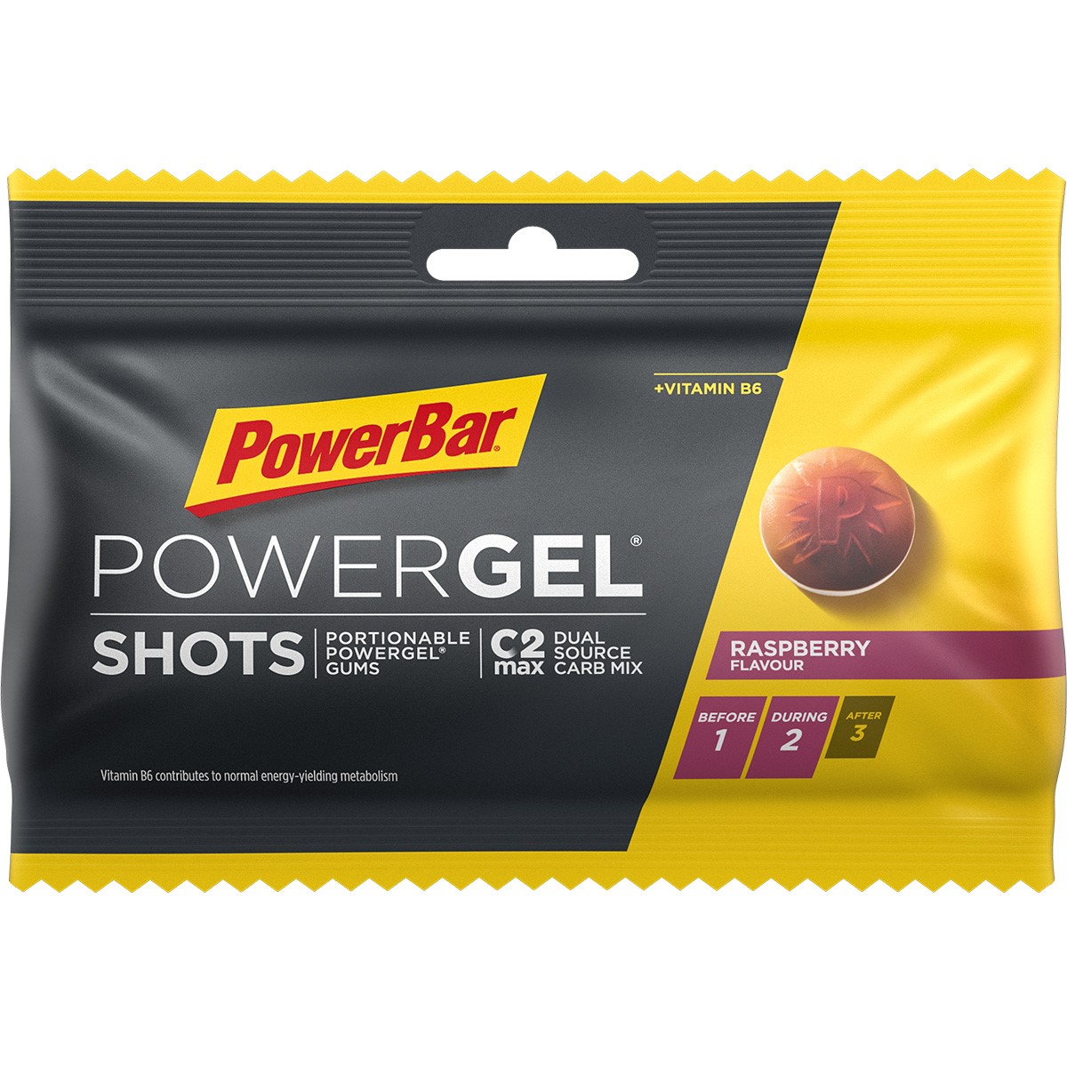 Powerbar Powergel Shots Vingummi Raspberry