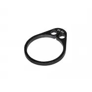 Pro Vibe Bottom Spacer  -      Mm  Skinnende Sort Cykel Styrfitting