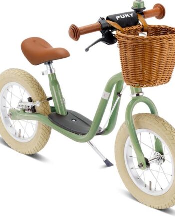 Puky Lr   Br Classic Løbecykel Med Bremse Retro Grøn