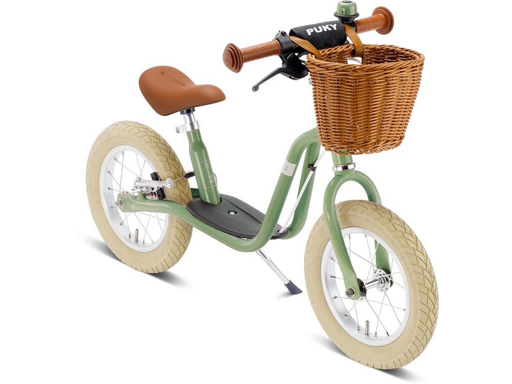 Puky Lr Br Classic Løbecykel Med Bremse Retro Grøn