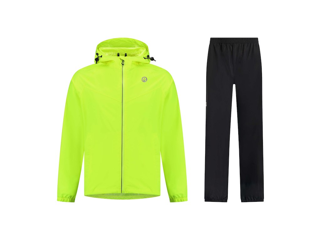 Rogelli Commuter Core Regntøj Unisex Gul Sort Str
