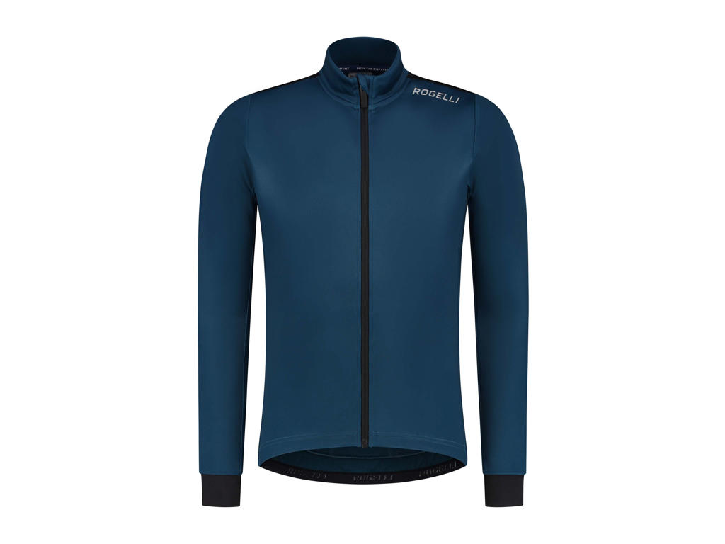 Rogelli Core Cykeltrøje Lange ærmer Navy Str