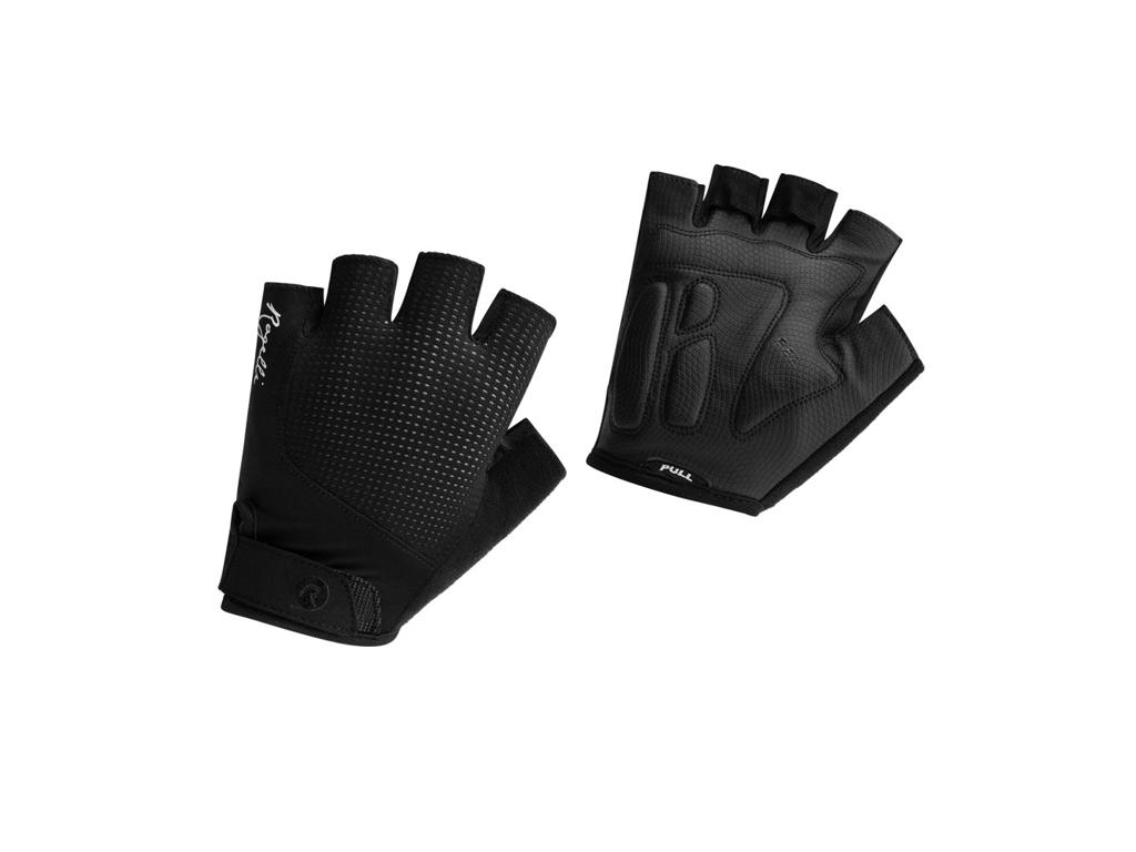 Rogelli Essential Cykelhandske Dame- Dynaflex Airflow Sort Str