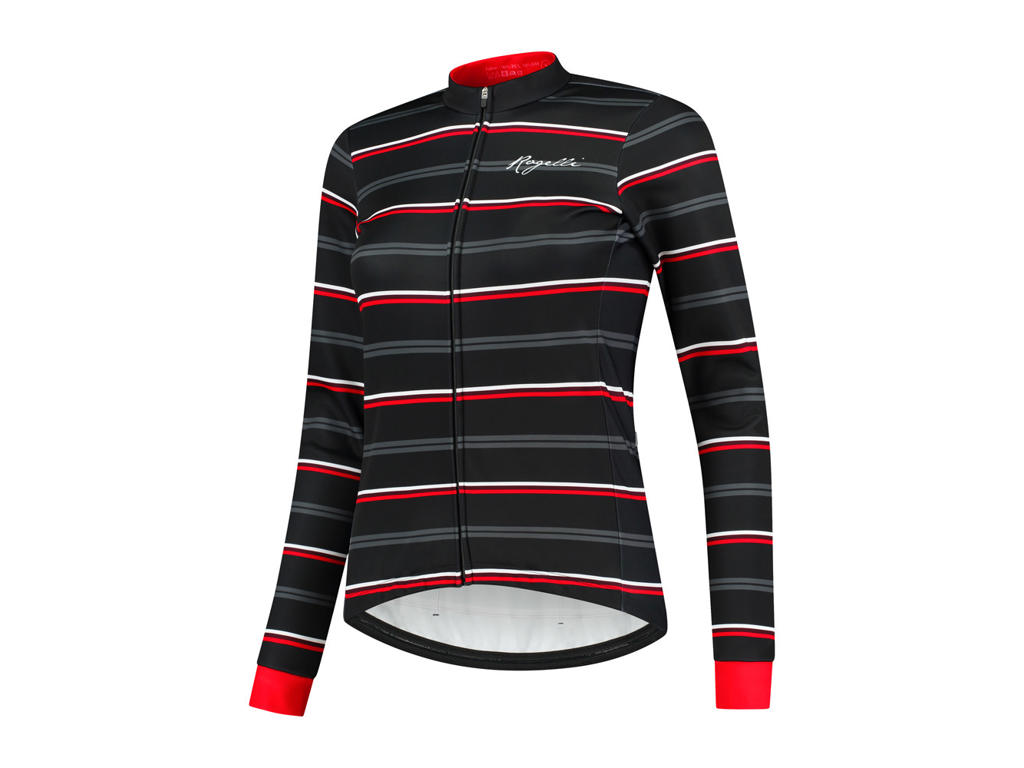 Rogelli Stripe Vinterjakke Dame Windtex Sort Rød Str