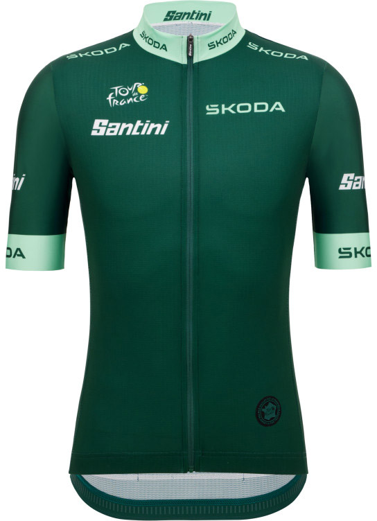 Santini Replica Tour De France Best Sprinter Jersey Den Grønne Pointtrøje