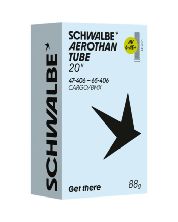 Schwalbe Aerothan Plus Slange 20 Quot   47 65-406 571  Med Av Ventil Av6-ae