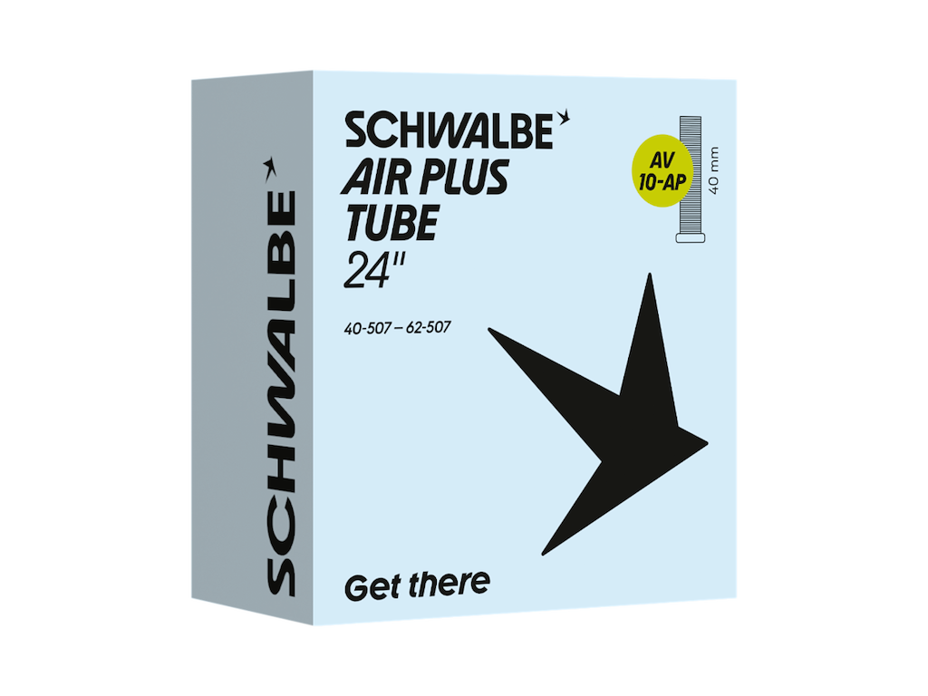 Schwalbe Air Plus Slange 24 Quot X1 60- 50 40 62-507 Med 40mm Lang Autoventil Av10-ap