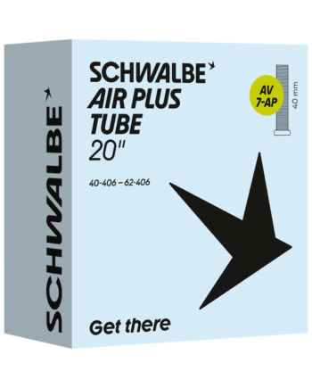 Schwalbe Air Plus Slange 20 Quot X1 60-  50  40 62-406  Med 40mm Lang Autoventil Av7-ap