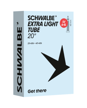 Schwalbe Extra Light Slange 20 Quot X0 90-  60  23 40-406  Med 40mm Lang Racerventil Sv6-el