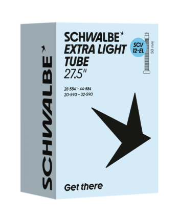 Schwalbe Extra Light Slange 26 27   Quot X1 10-  80  28 44-584 590  Med 50mm Lang Scv Clik Ventil Scv12-