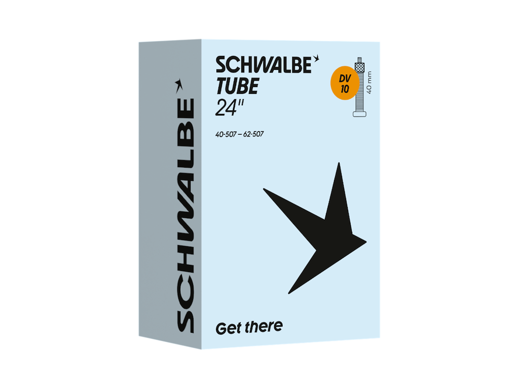 Schwalbe Slange 24 Quot X1 60- 50 40 62-507 Med 40mm Lang Dunlop Ventil Dv10