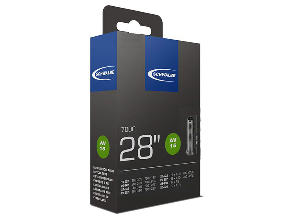 Schwalbe Slange 700x18-28c Med 40mm Lang Autoventil Av15