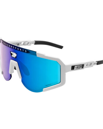 Scicon Aeroscope Cykelbrille Multimirror Blue   White Gloss