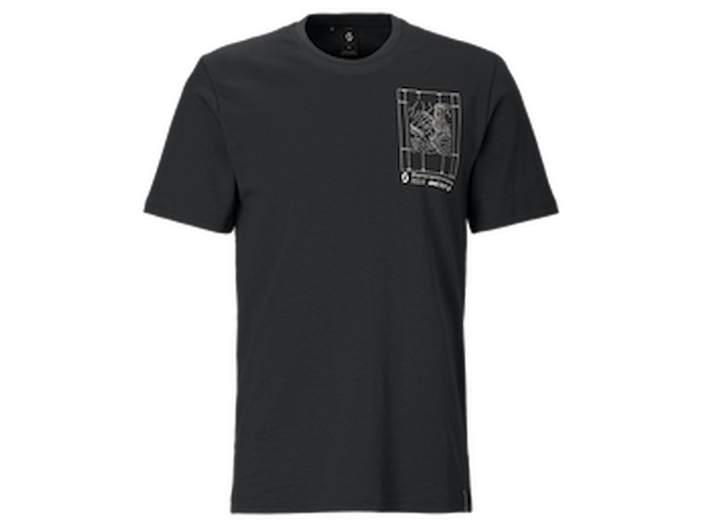 Scott Casual Tee  -shirt Herre Sort Str