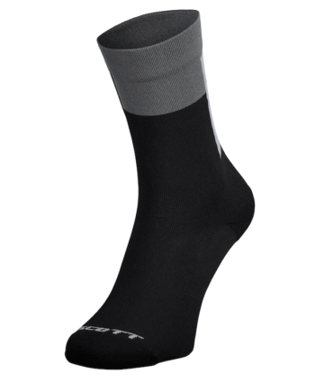 Scott Crew Block Stripe Cykelstrømper Sort Grå Str  39-41