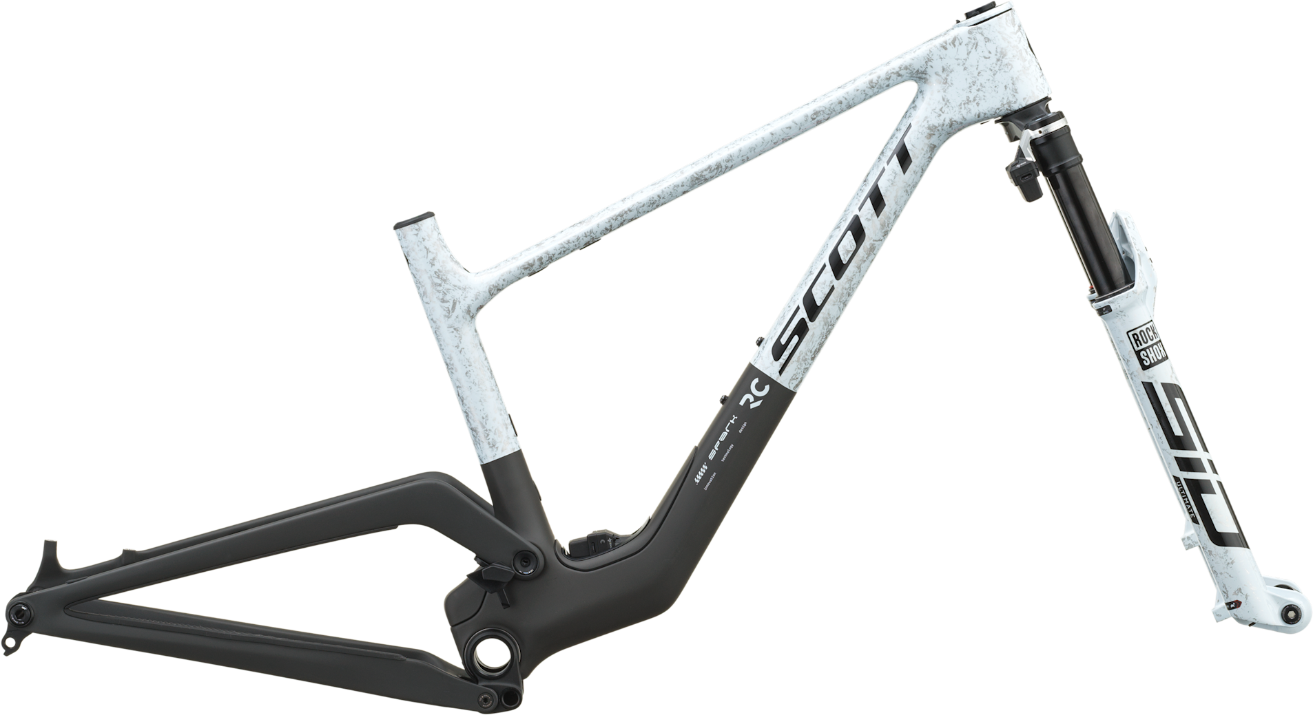 Scott Frame Fork Spark Rc World Cup Evo 2027 Rush White