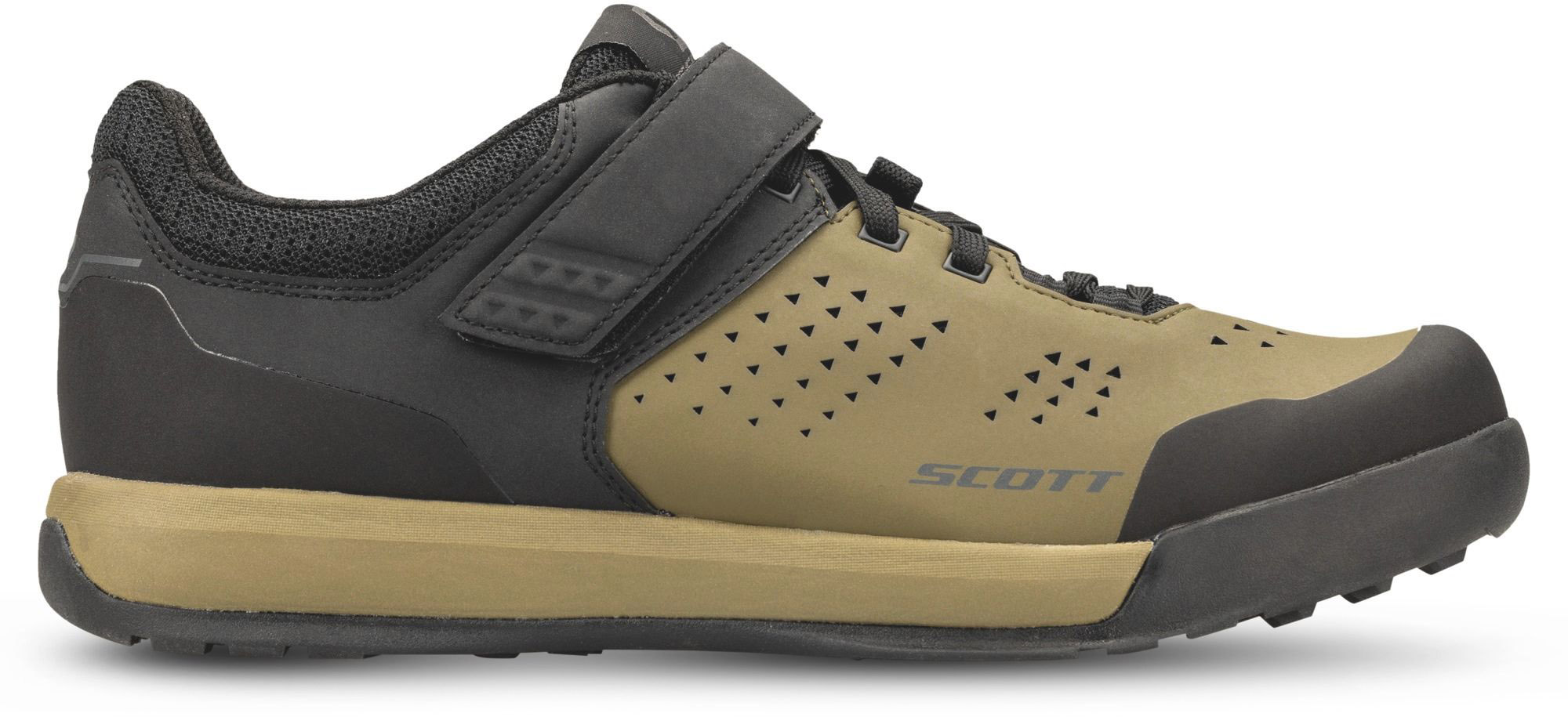 Scott Mtb Shr-alp Lace Strap Cykelsko Black Fir Green