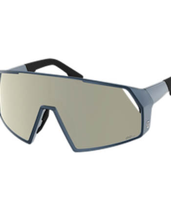 Scott Pro Shield Cykelbriller Blå Amp White Chrome