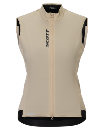 Scott Pro Warm Alpha Cykelvest Dame Portobello Beige Str