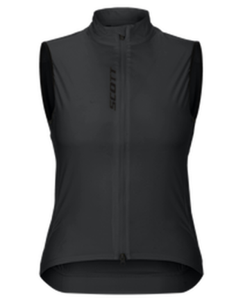 Scott Pro Windbreaker Vest Cykelvest Dame Sort Str