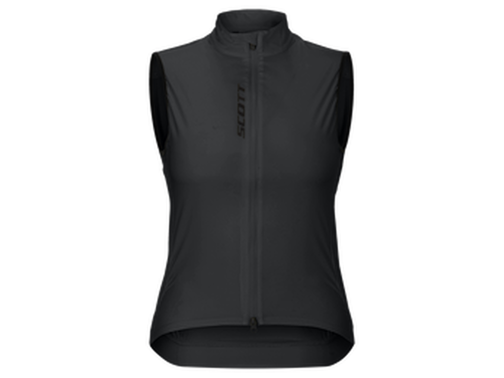 Scott Pro Windbreaker Vest Cykelvest Dame Sort Str