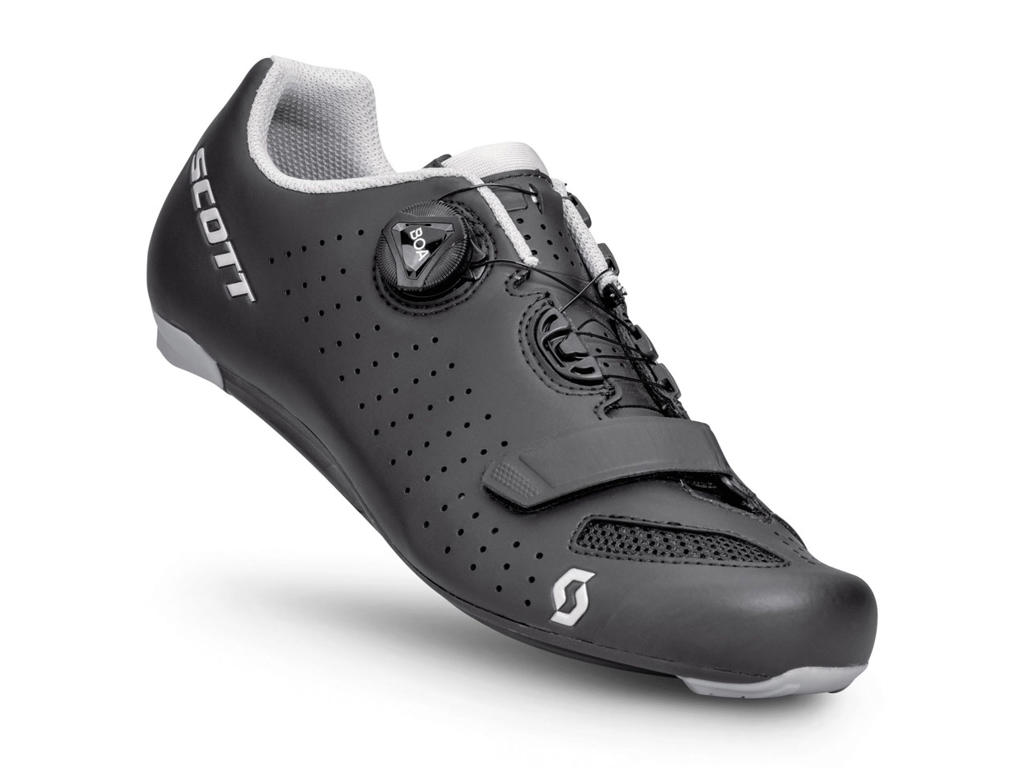 Scott Road Comp Boa Landevejssko Black Silver Str 44