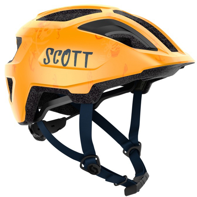 Scott Spunto Kid Led Lys Hjelm Orange