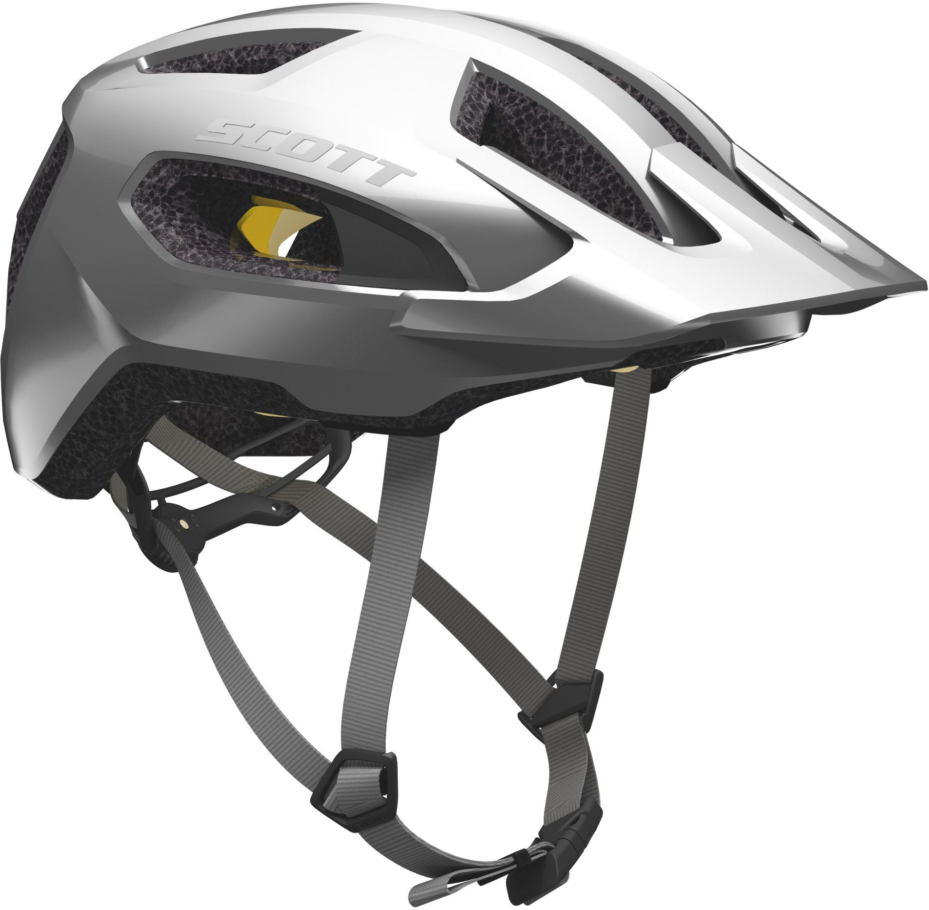 Scott Supra Plus Mips Hjelm Sølv