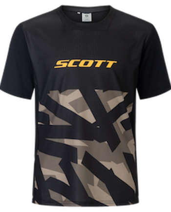 Scott Vertic Delta Jr Tee Cykeltrøje Korte ærmer Børn Junior Sort Str     128