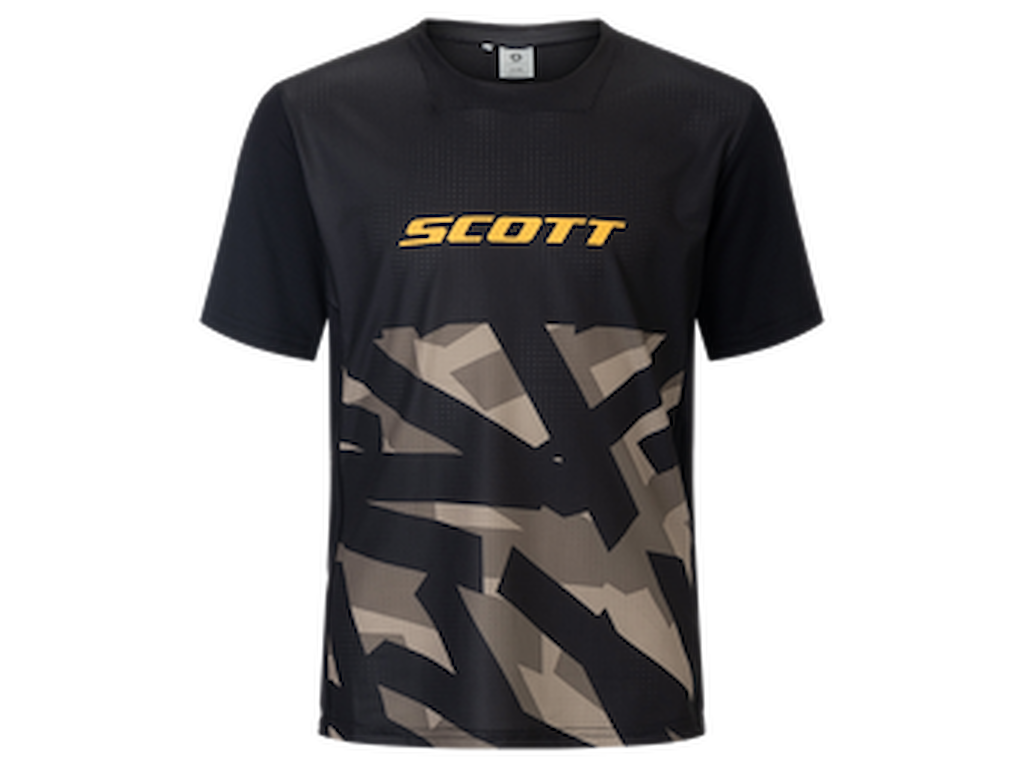 Scott Vertic Delta Jr Tee Cykeltrøje Korte ærmer Børn Junior Sort Str     128