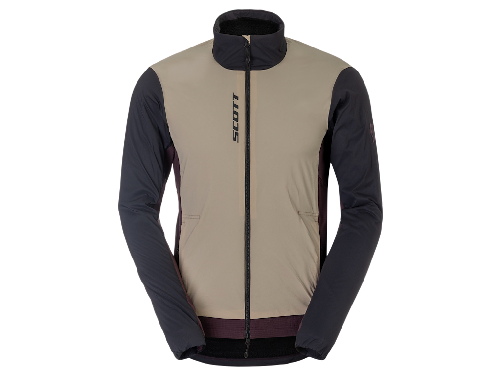 Scott Vertic Pro Alpha Jacket Cykeljakke Herre Portobello Beige Sort Str