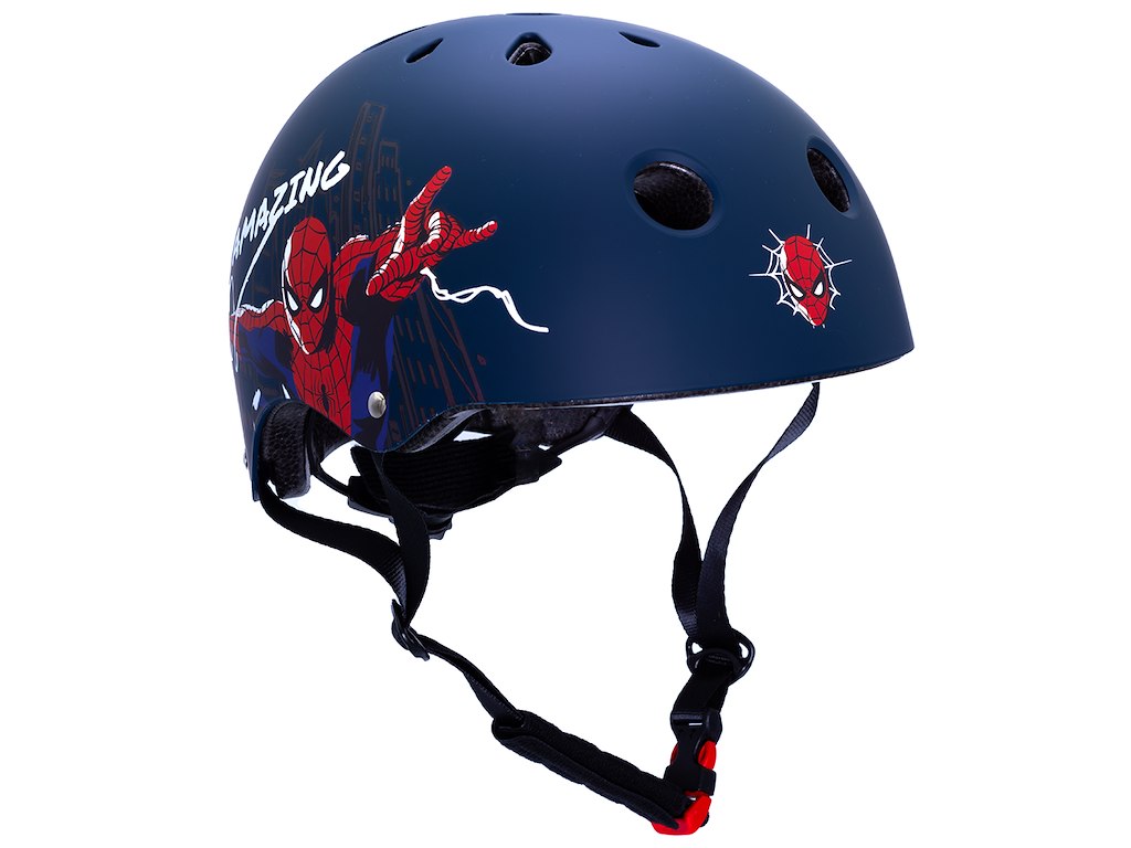 Seven Spiderman Cykelhjelm Blå Str 52-56 Cm