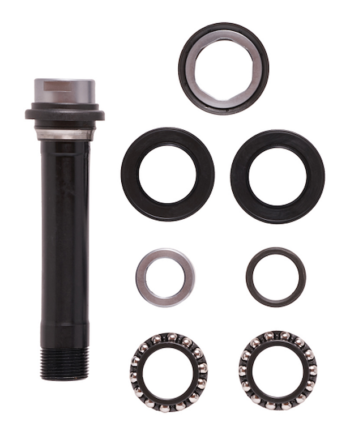 Shimano Aksel Komplet 100mm Bred Til Forhjul Model Wh-rx570-tl-f12