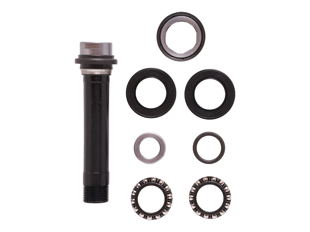 Shimano Aksel Komplet 100mm Bred Til Forhjul Model Wh-rx570-tl-f12