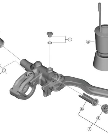 Shimano Alivio Membranenhed Til Bremsegreb Model Bl-m4100