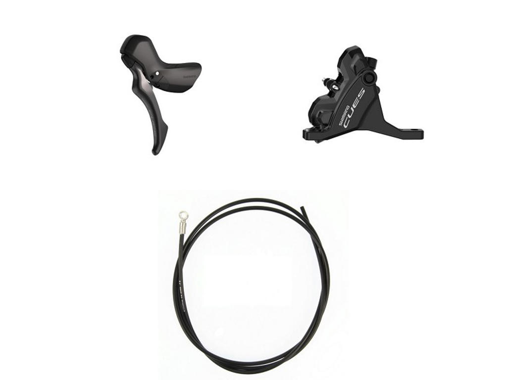 Shimano Cues Road Bremsegreb Med Bremsekaliber Hydraulisk Front Venstre Bl-u6030 Og Br-u6030