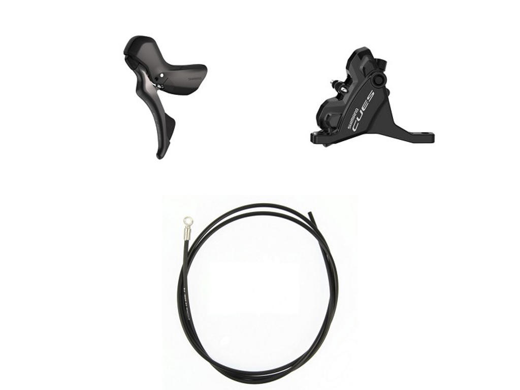 Shimano Cues Road Skifte- Og Bremsegreb Med Bremsekaliber Hydraulisk Front Venstre St-u6030 Og