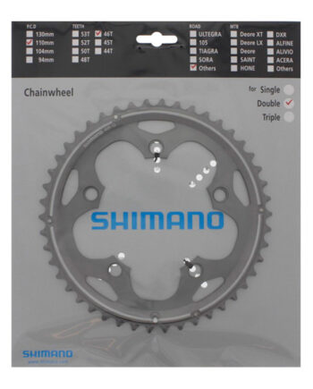 Shimano Cross Race Klinge ø110 Mm 46t Sølv