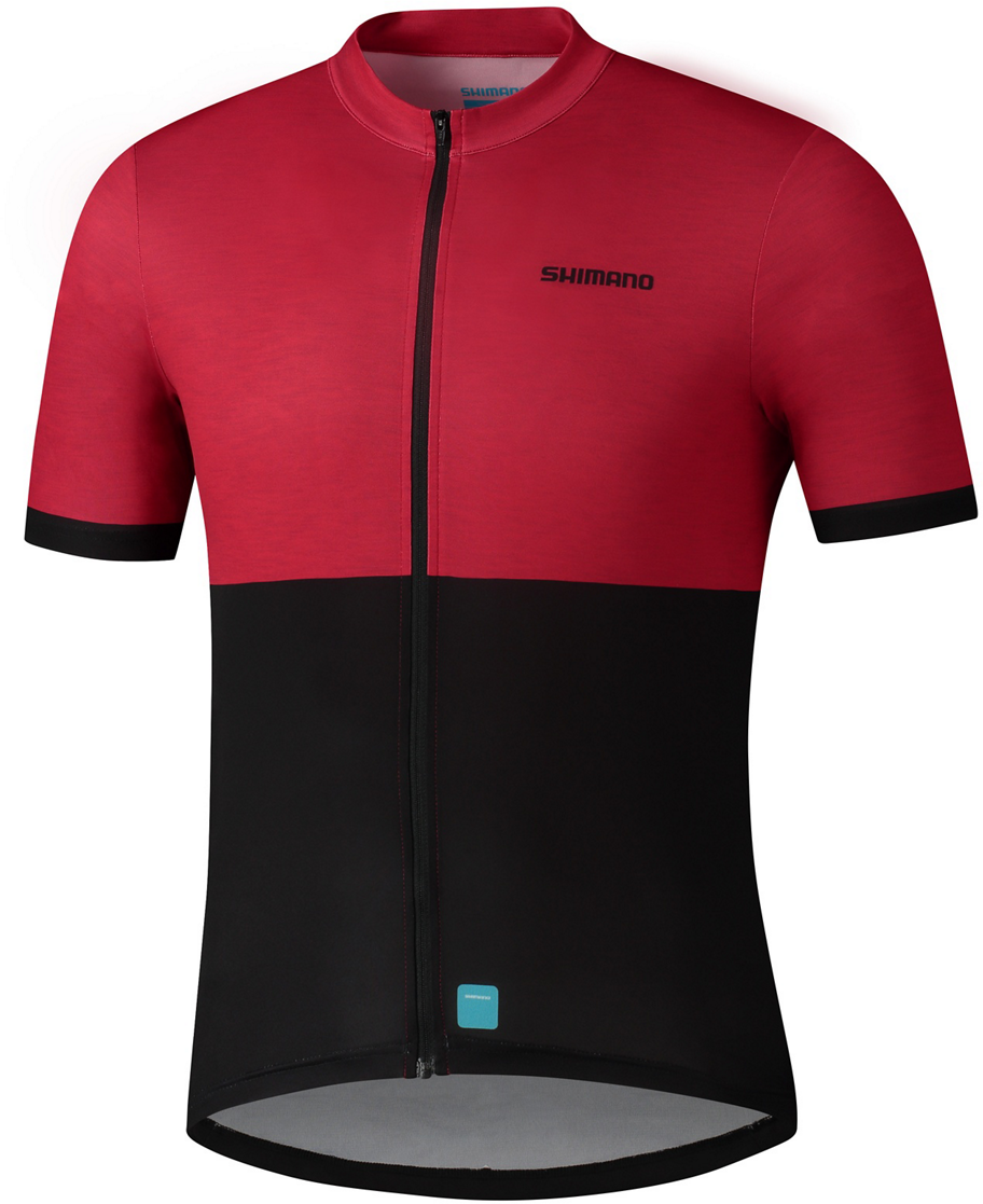 Shimano Elemento Kortærmet Cykeltrøje Rød