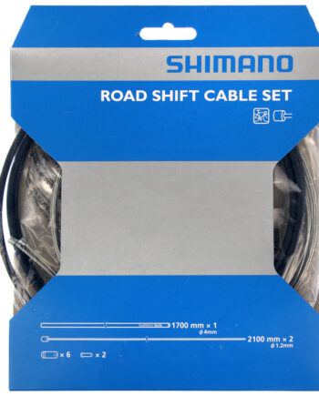 Shimano Gearkabel Sæt Til Landevej 170cm Yderkabel Sort 2100mm Gearwire