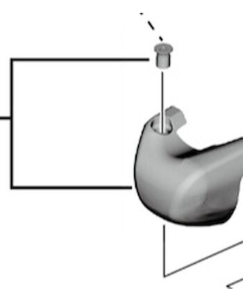 Shimano Grx Navneplade Venstre Og Skrue Til Skiftegreb Model St-rx610