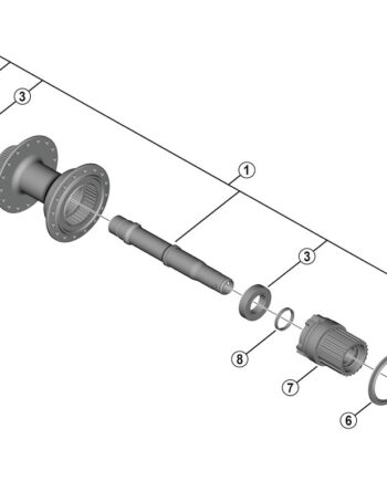 Shimano Kassettehus Micro Splined Til Bagnav Model Fh-tc600