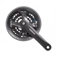 Shimano Kranksæt   8sp Trippel 175mm Sort  48 38 28t 175mm   -sp Kranksæt