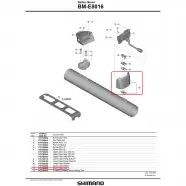 Shimano Lower Case Assy Bm-e8016 Cykelreservedele