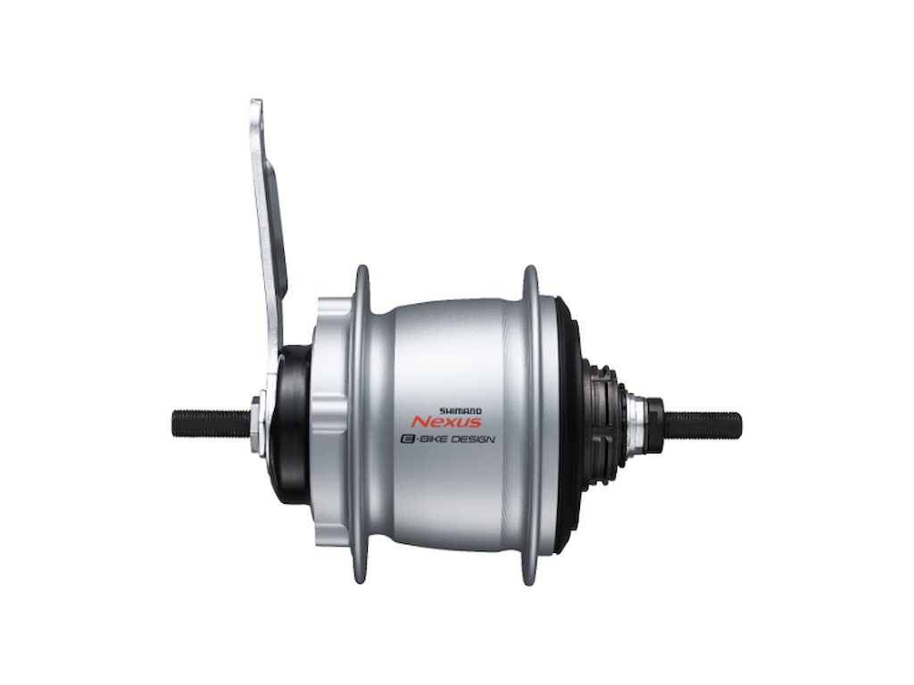 Shimano Nexus Bagnav Med Gear 187mm Aksel Til 32 Eger Sølv Sg-c7002-5cd Med Fodbremse