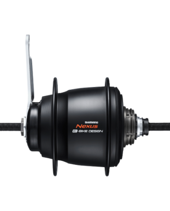 Shimano Nexus Bagnav Med   Gear 187mm Aksel  Til 32 Eger Sort Sg-c7050-5c Med Fodbremse