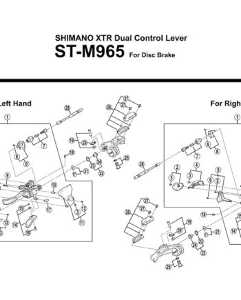 Shimano Skiftegrebsenhed Højre Til St-m965