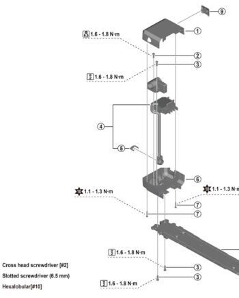 Shimano Steps Harness Enhed 920mm Lang Til Model Bm-en400