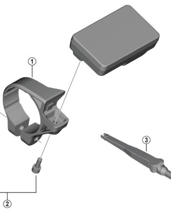 Shimano Steps Holder Med Møtrik Type   31 8mm Til Computer Model Sc-en600